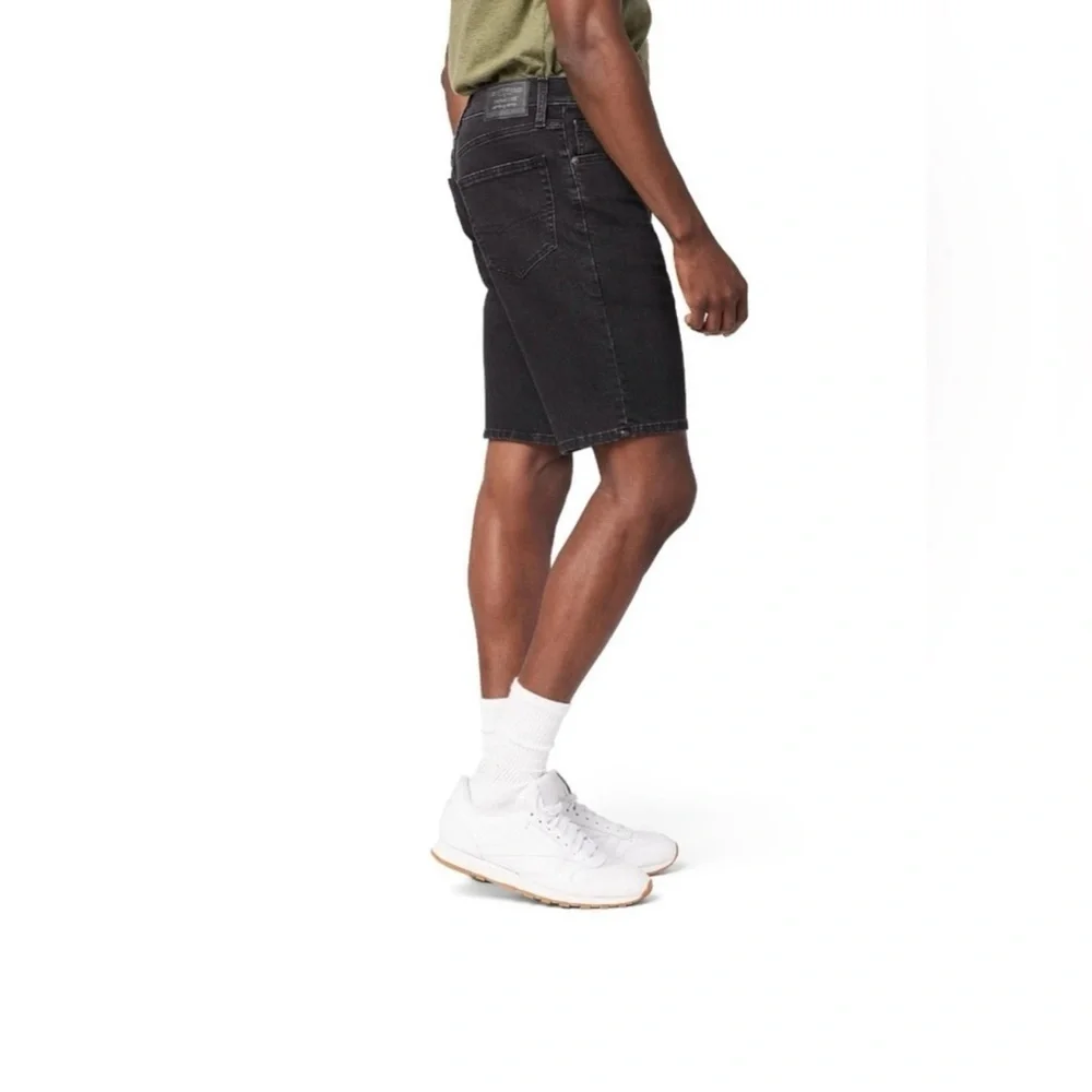 Men's Black Jean Shorts